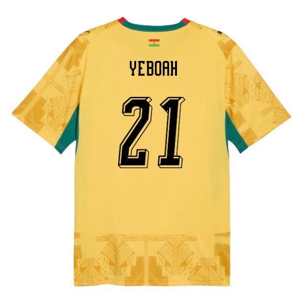 2026-2027 Ghana Away Shirt (Yeboah 21)-SoccerKits Hub | Buy Soccer Jerseys Online